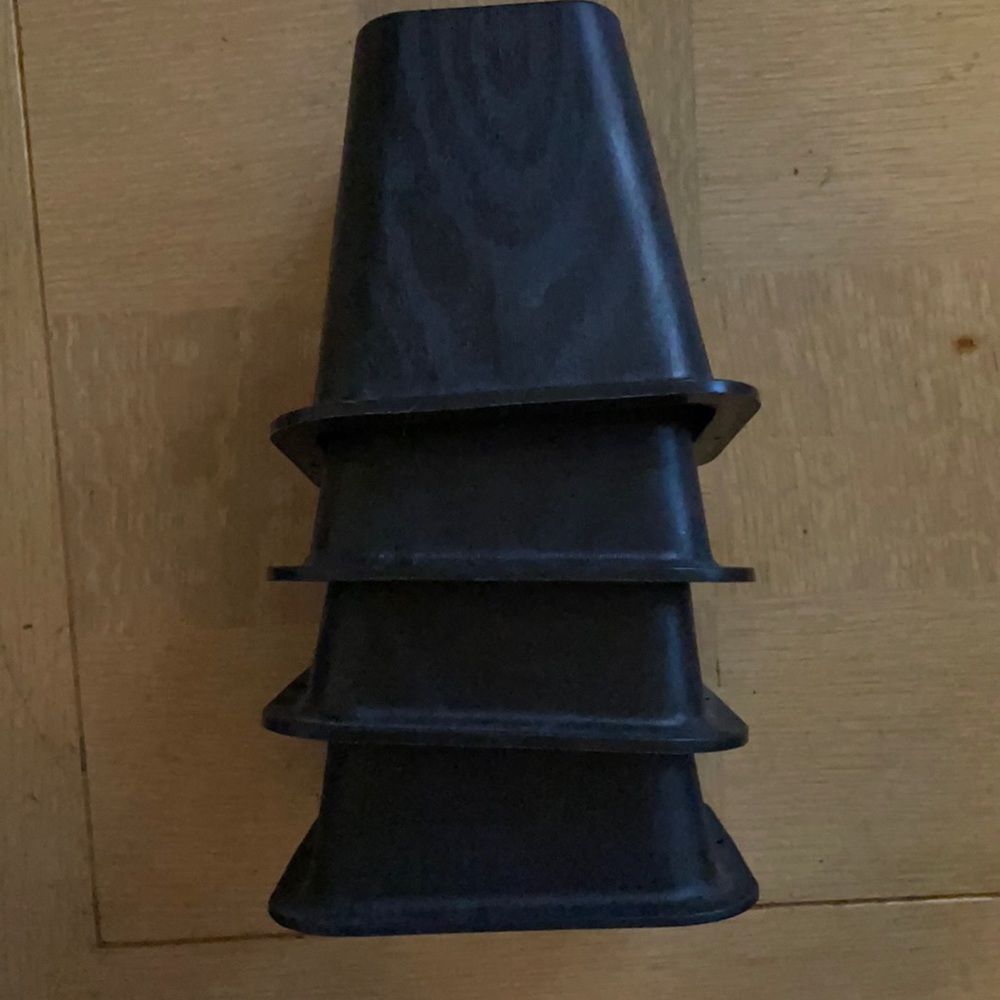 Bed Frame Black Stackers/Blocks, 4